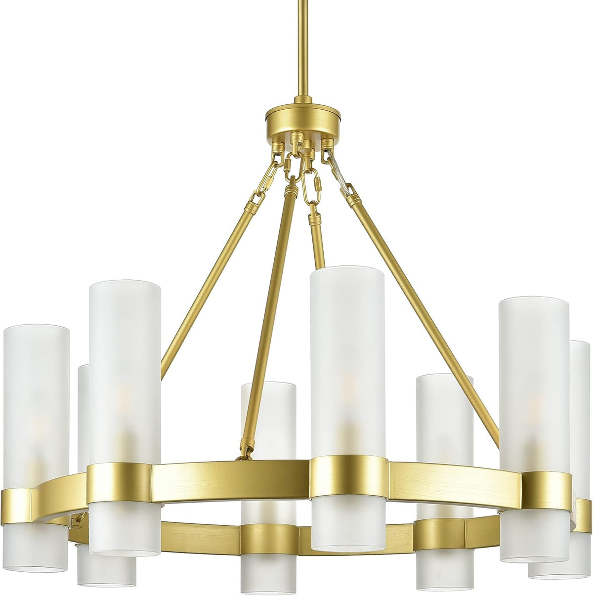 Lustre petite roue de charrette