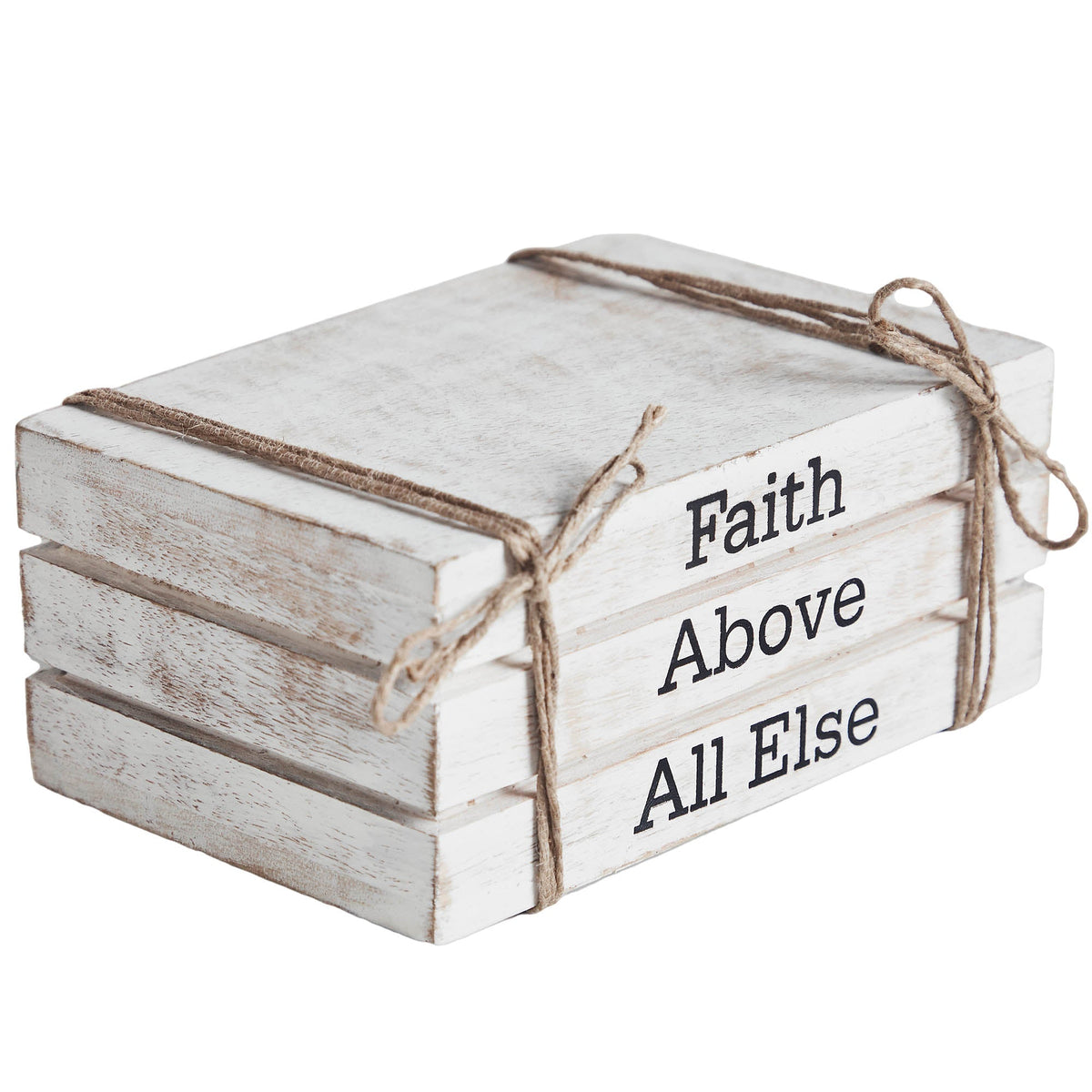 Pile de faux livres : La foi avant tout