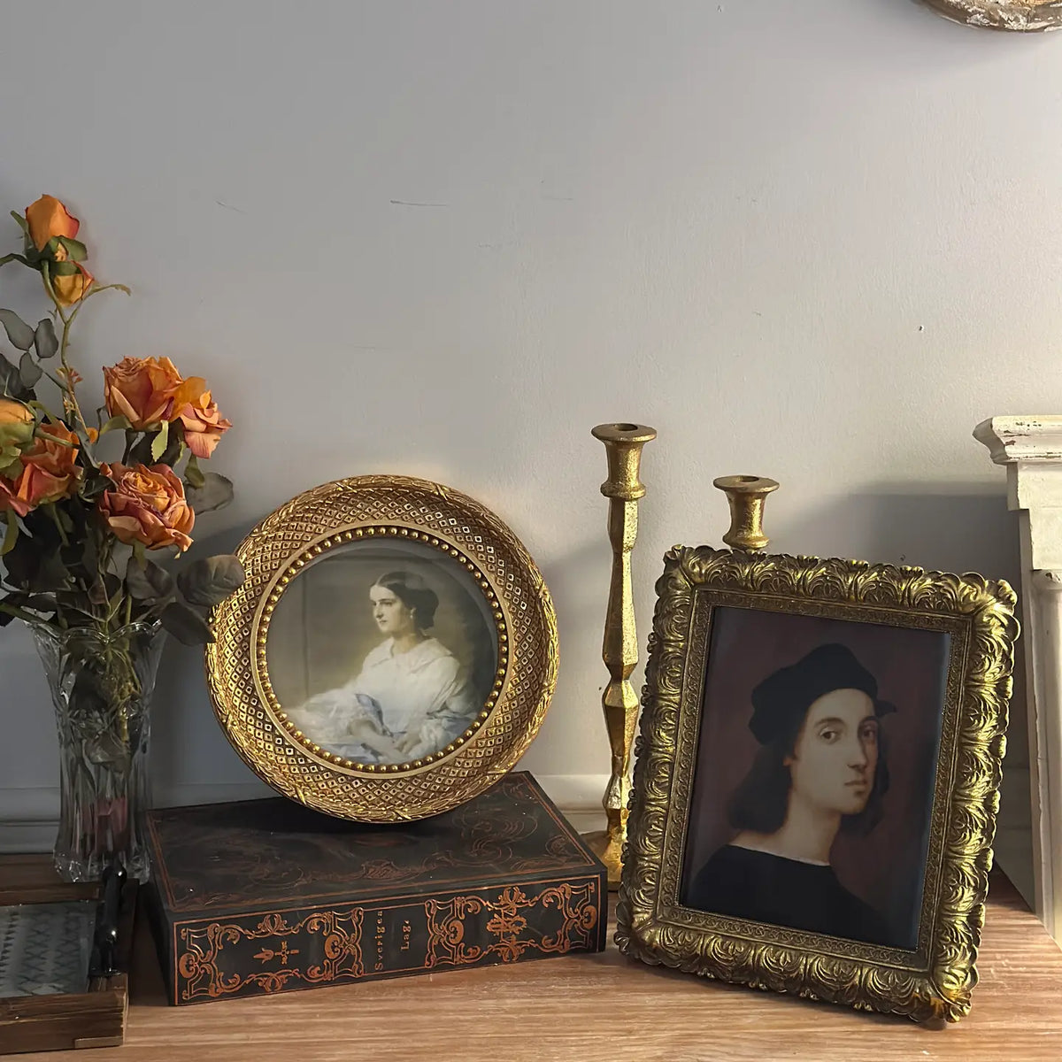 Gold Vintage-Inspired Picture Frames