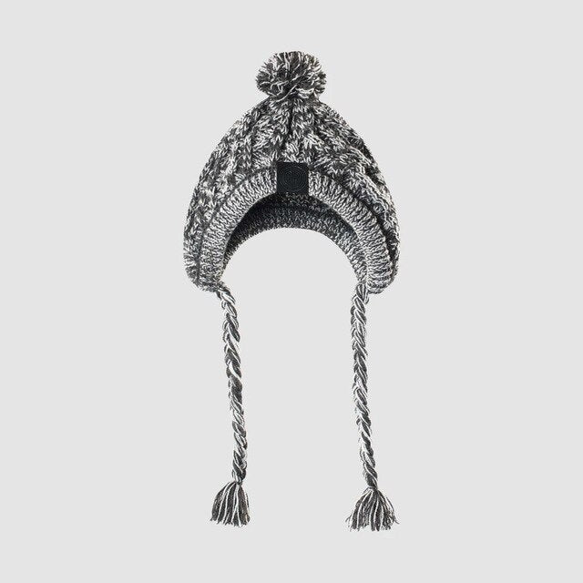 Bonnet en tricot chaud pour animal de compagnie automne-hiver avec pompon
