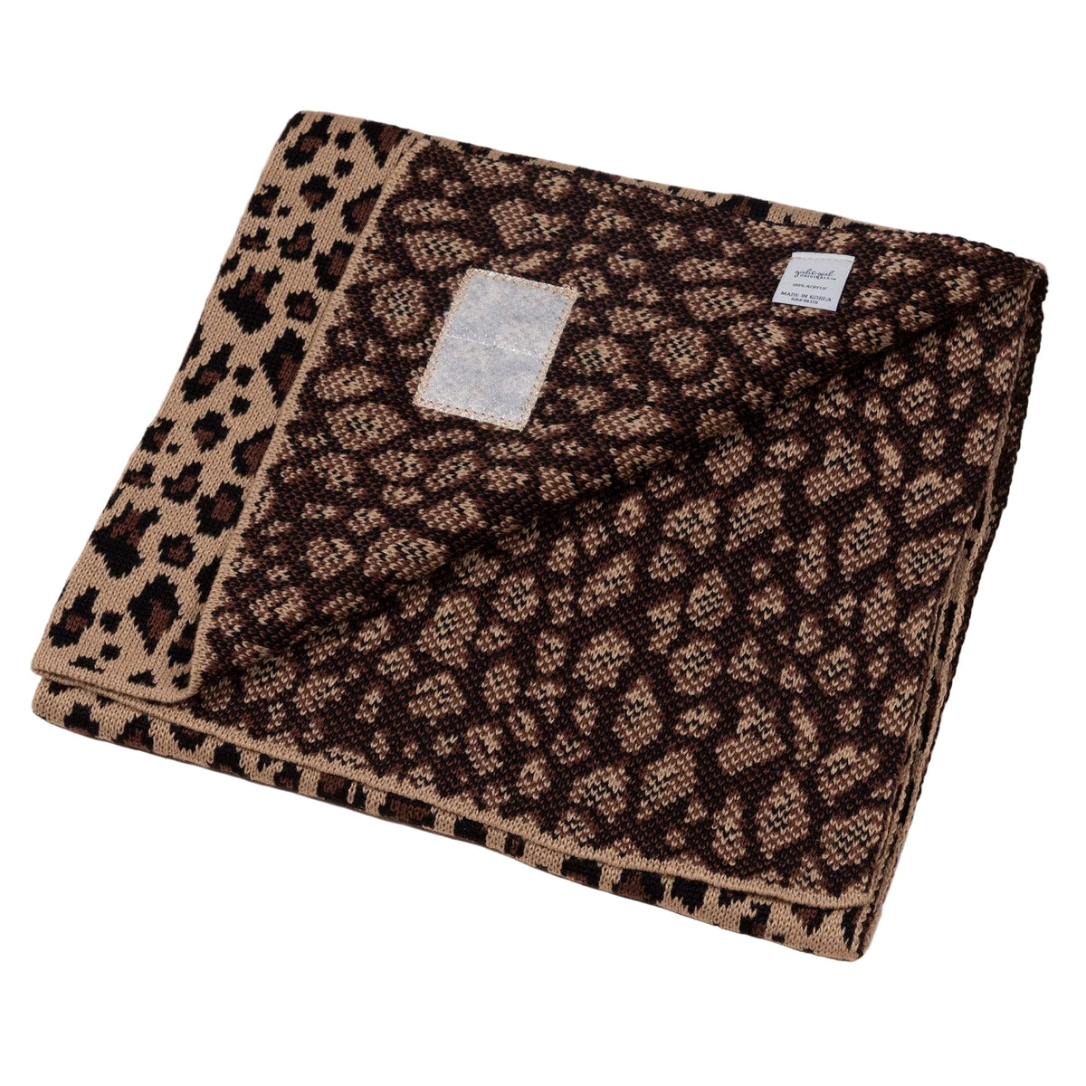 C&C™ Home Leopard Knit Baby Blanket