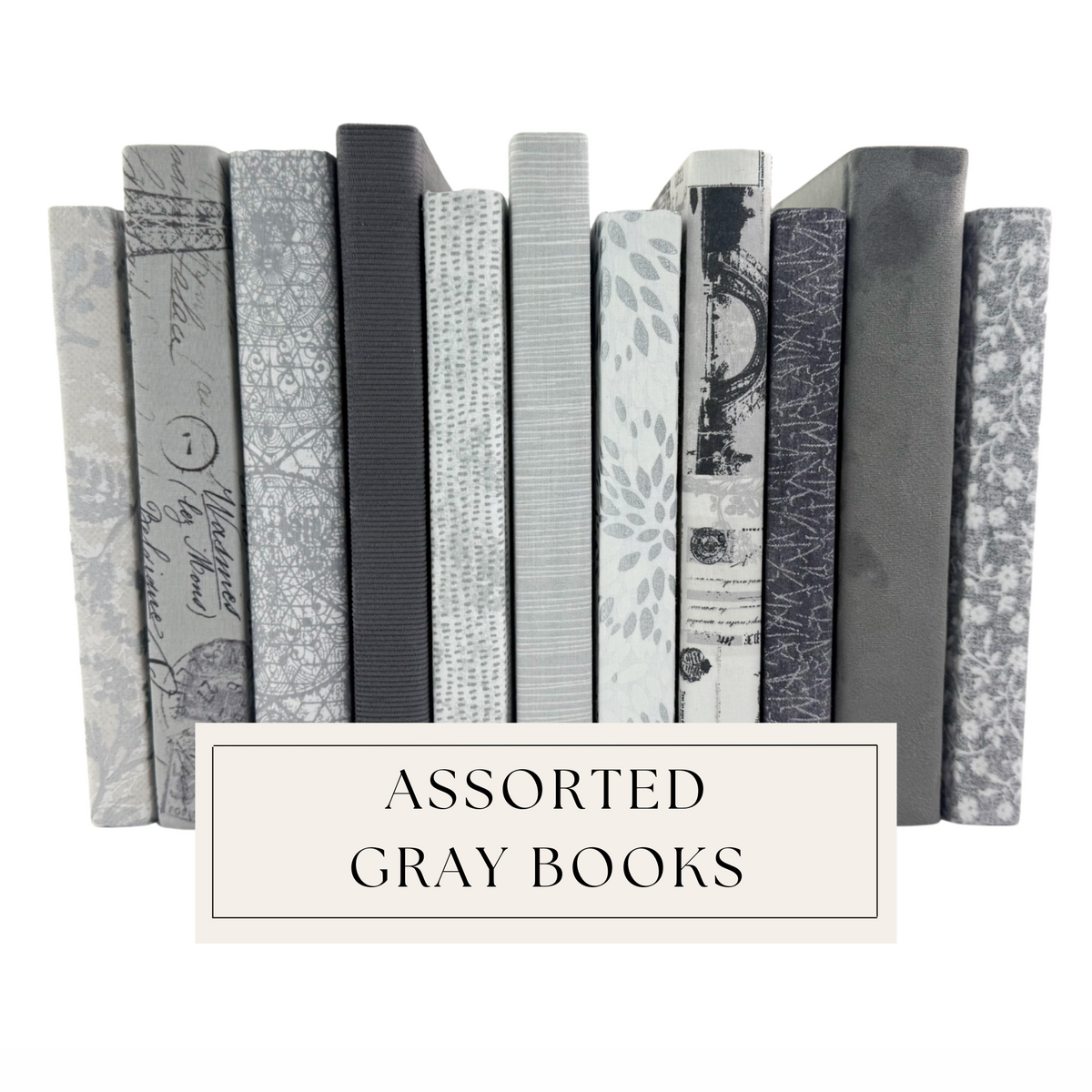 Set di libri grigi assortiti - Selezionati da designer