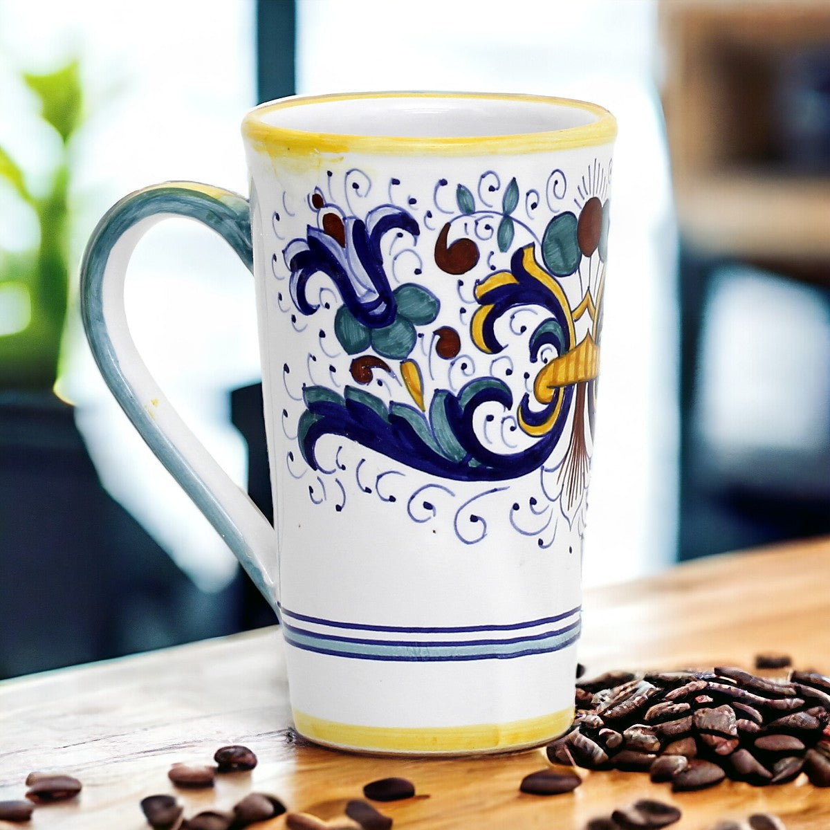 RICCO DERUTA CLASSICO: Tall Latte Mug with handle (16 Oz.)
