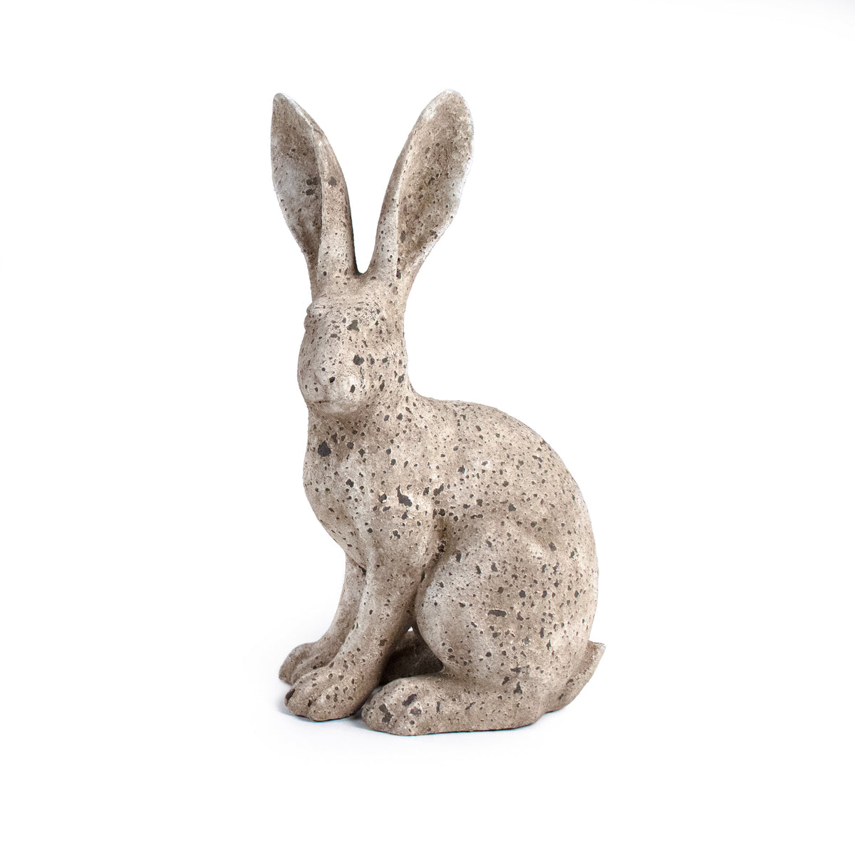 Rustic Resin Rabbit Figurine