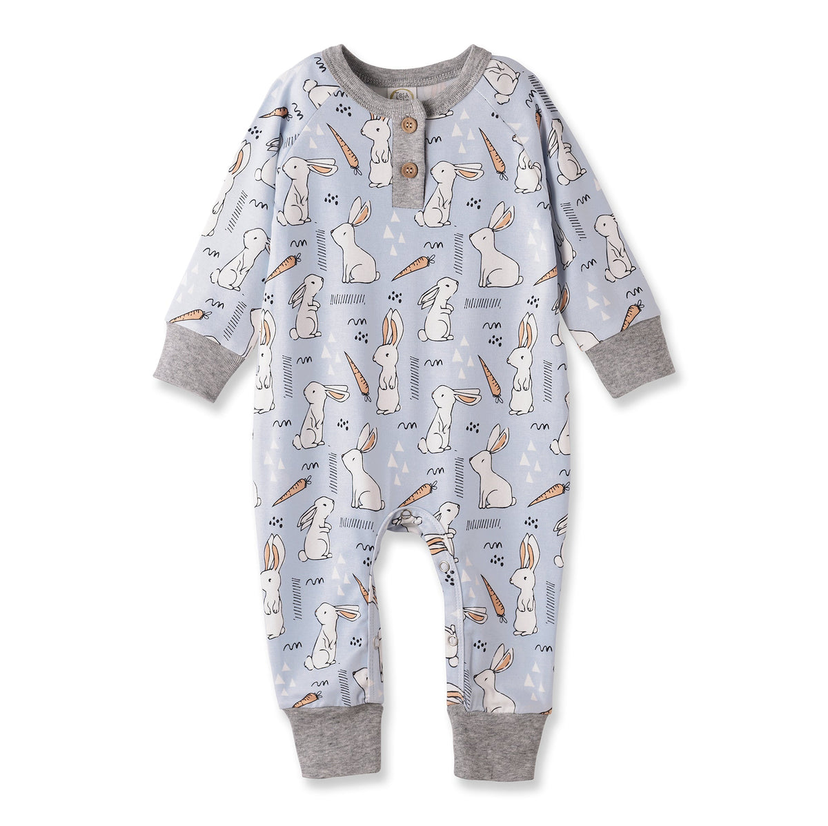 Cottontail Crew Bamboo Henley Easter Romper for Baby