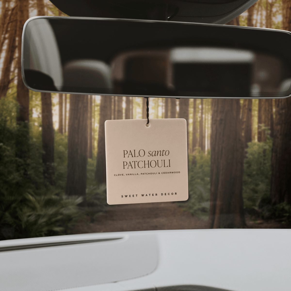 Désodorisant suspendu Palo Santo Patchouli