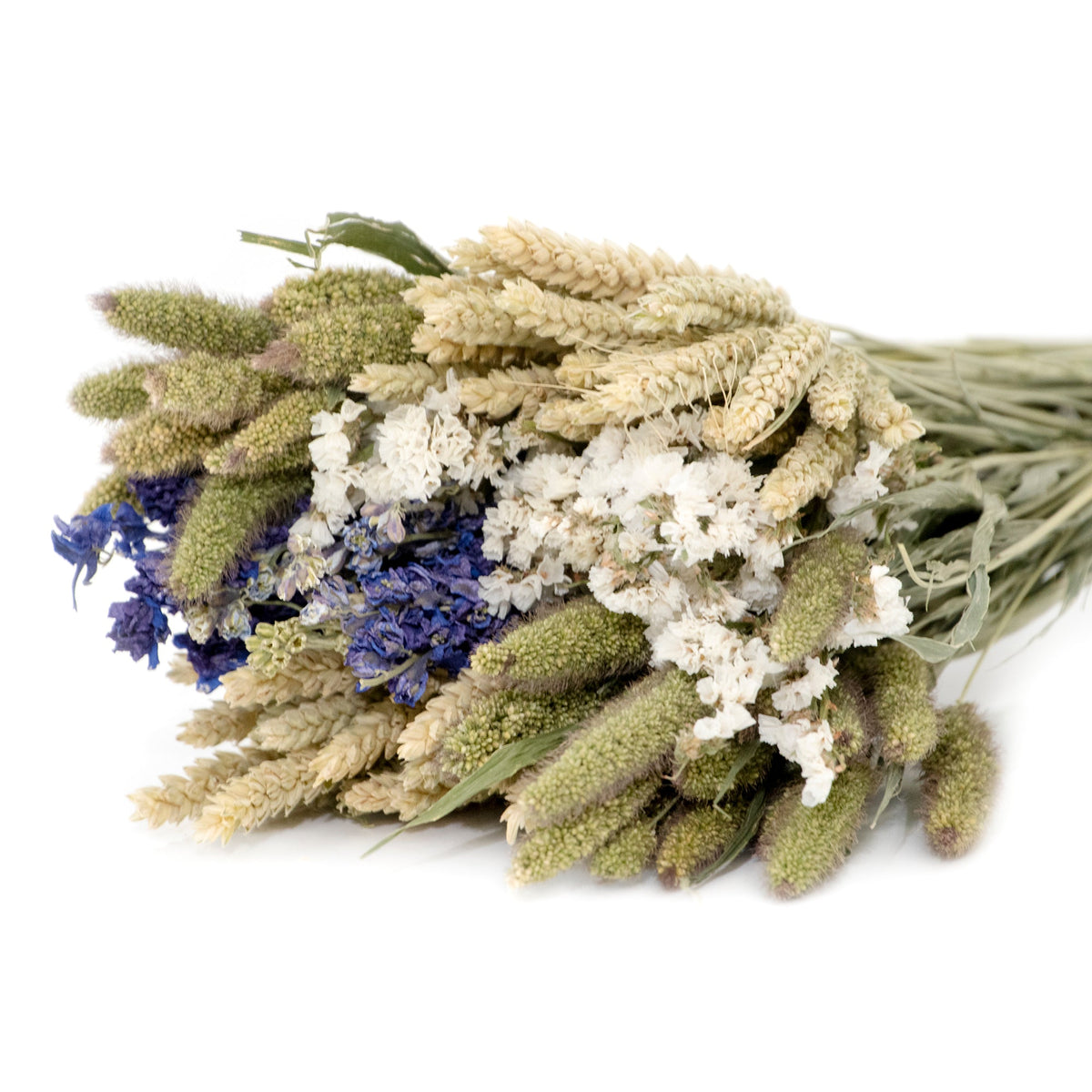 Cereali rustici e bouquet floreale