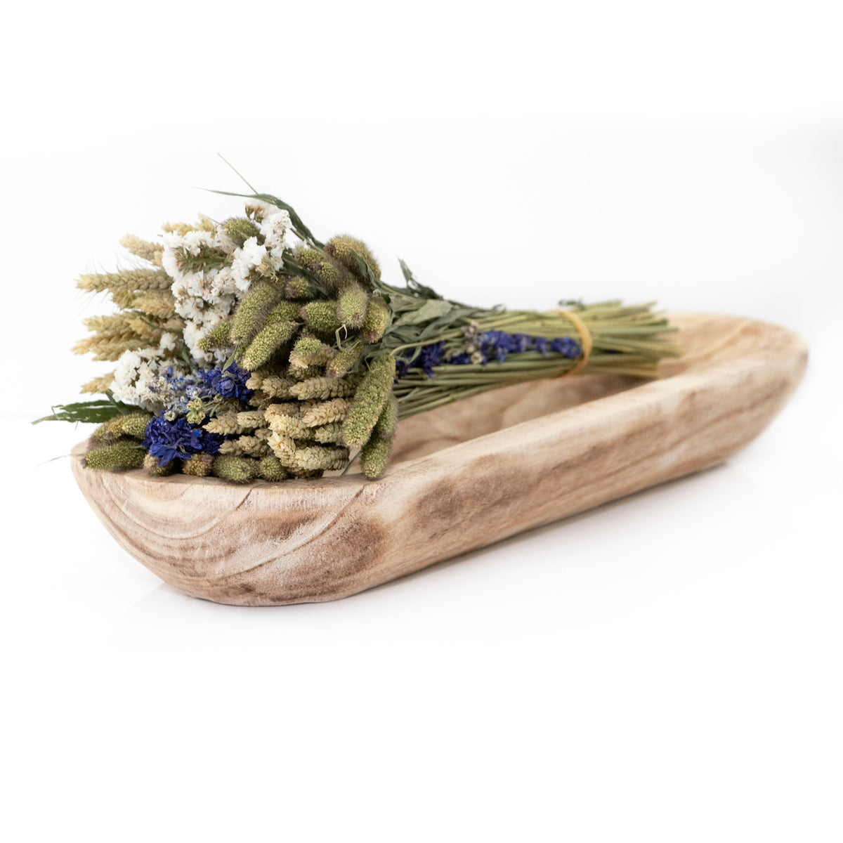 Cereali rustici e bouquet floreale