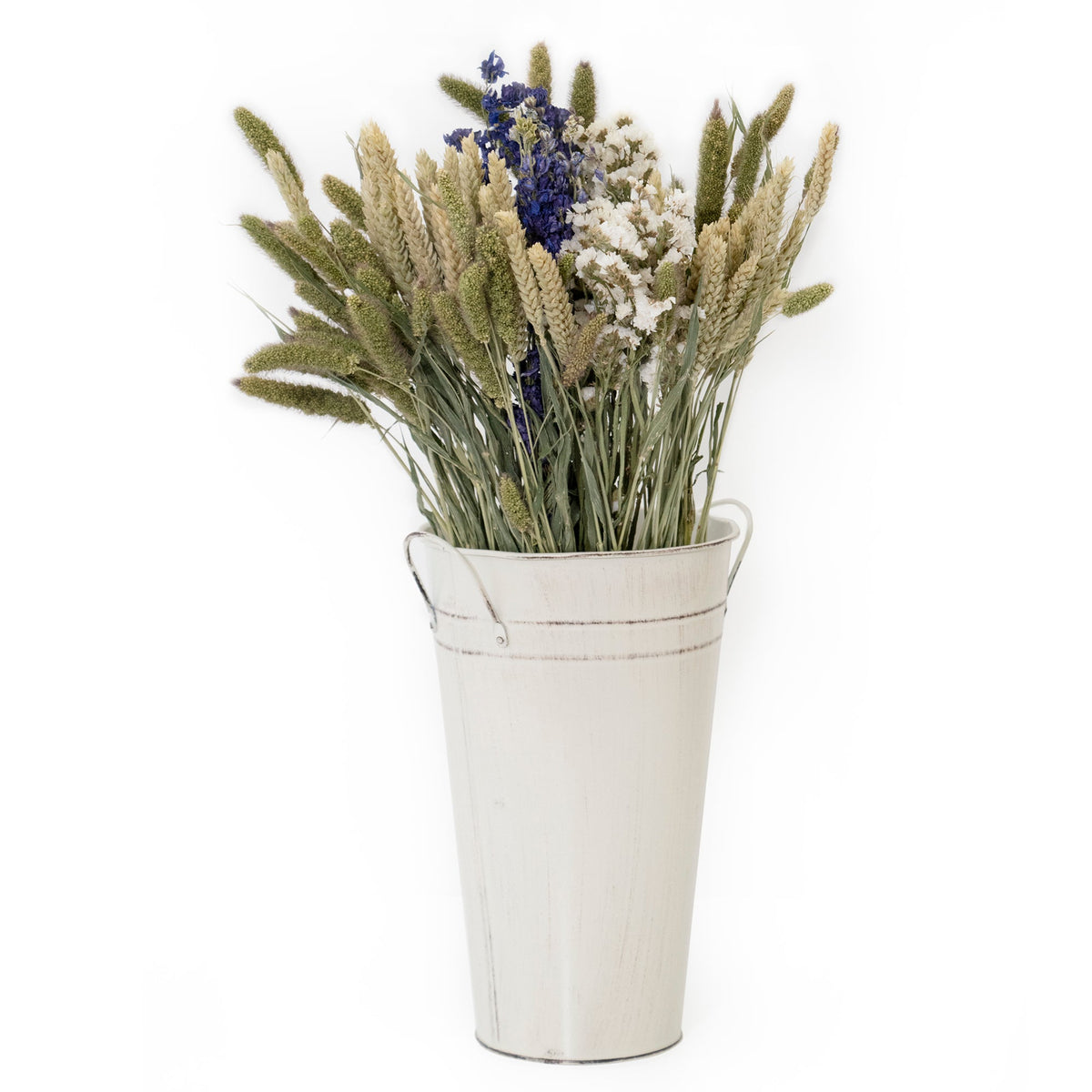 Cereali rustici e bouquet floreale