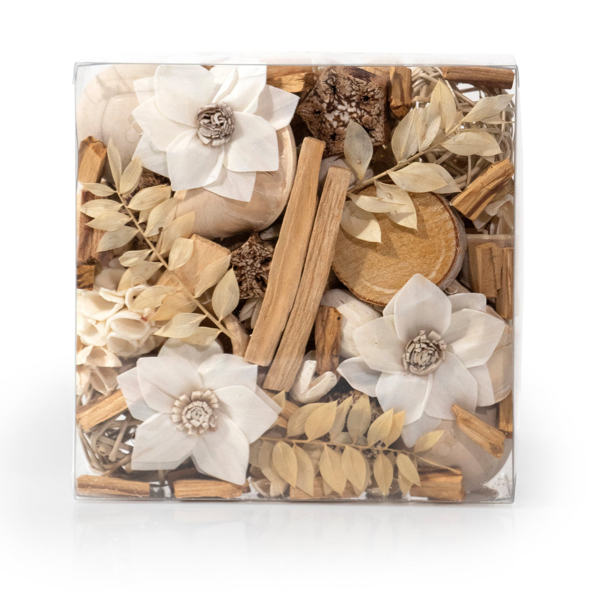Pot-pourri in scatola Palo Santo & Lino