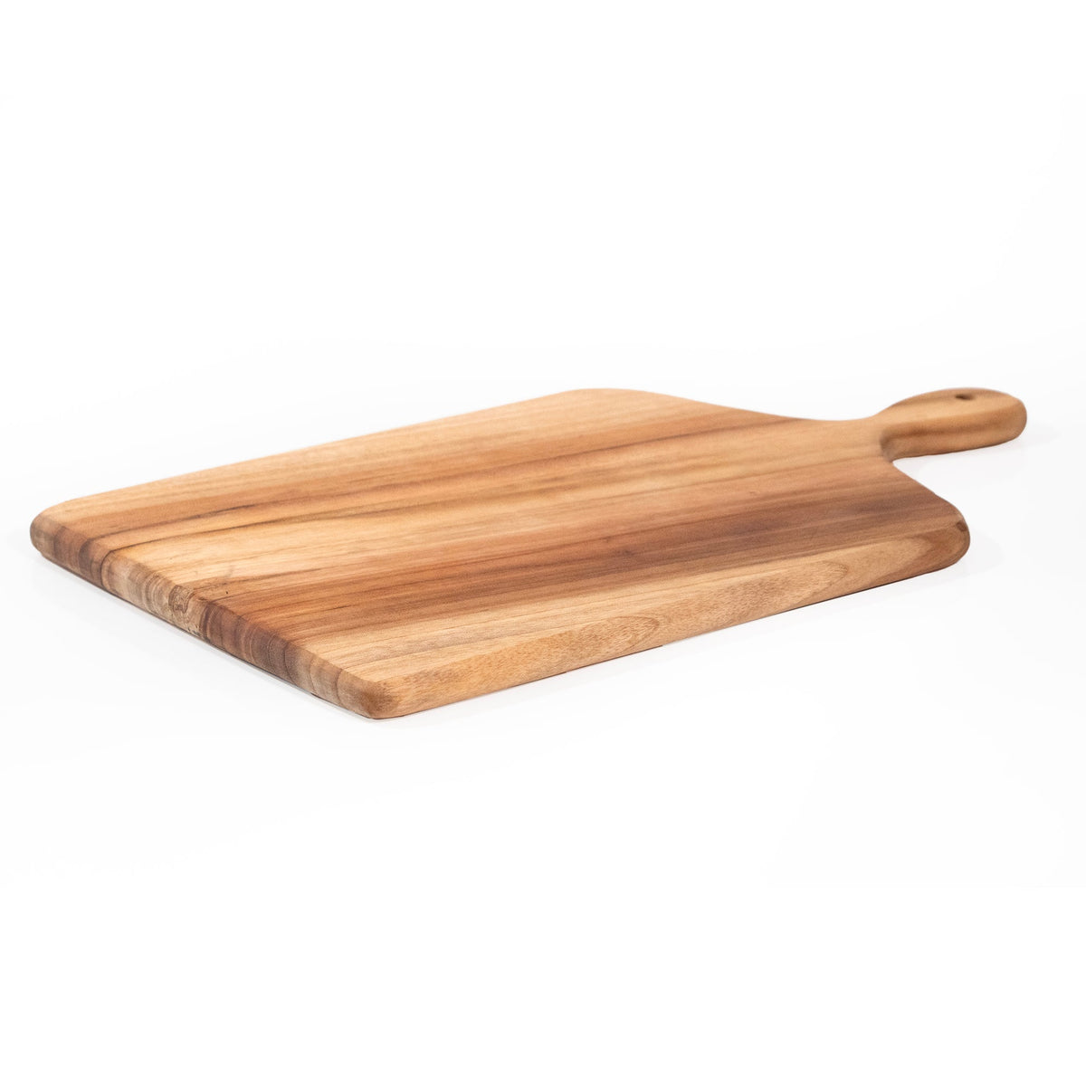 Grande planche de charcuterie rectangulaire en teck