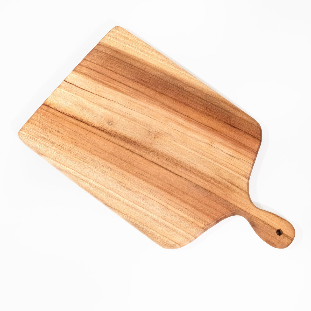 Grande planche de charcuterie rectangulaire en teck