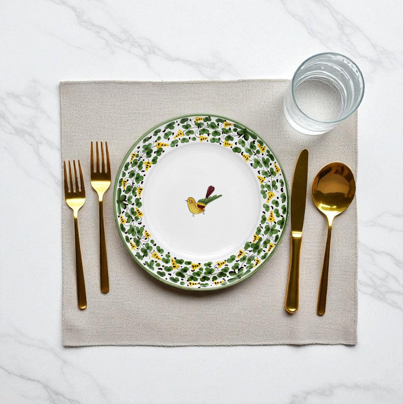 ARABESCO VERDE DERUTA: Dinner Plate