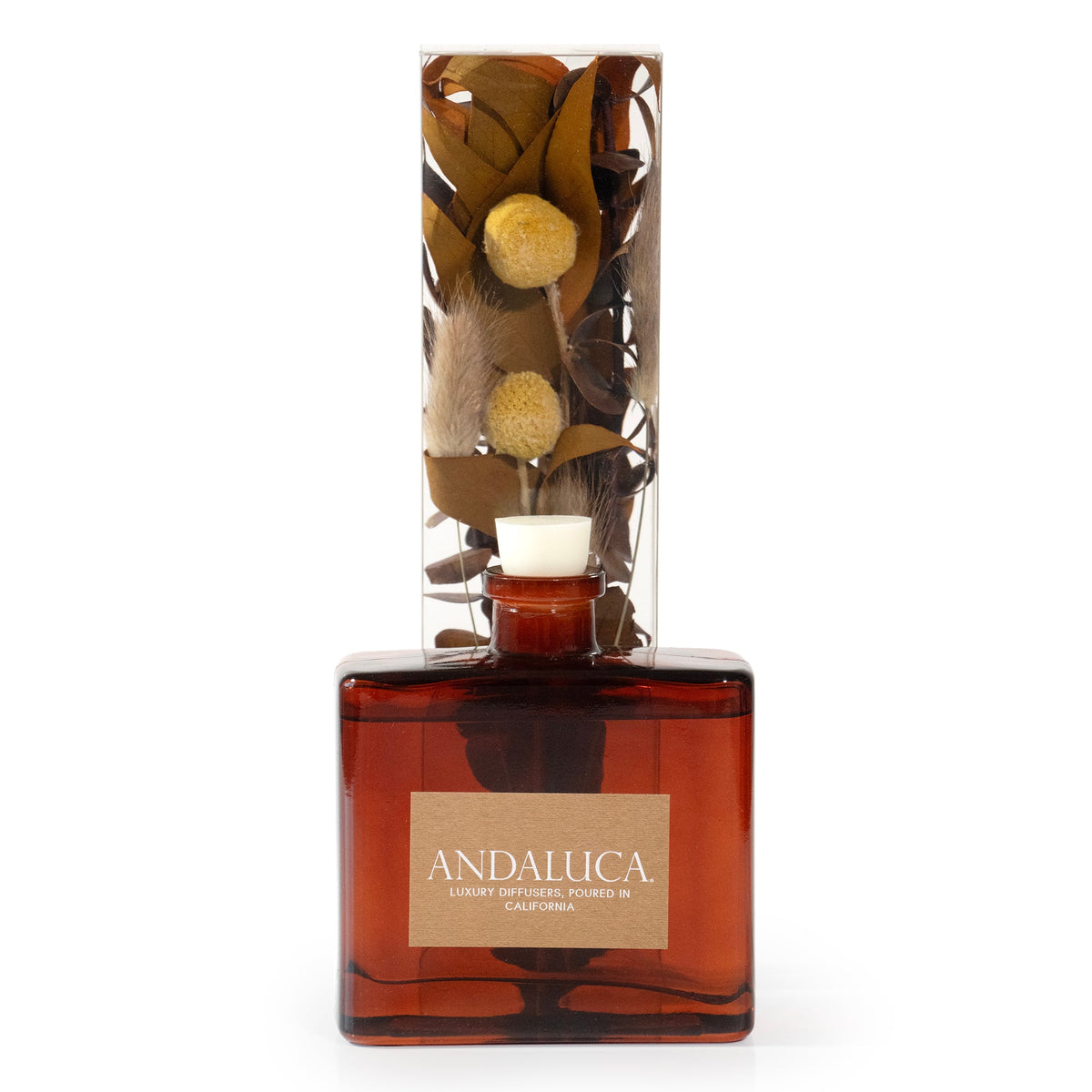 Diffuseur à roseaux parfum ambré, eucalyptus et floral