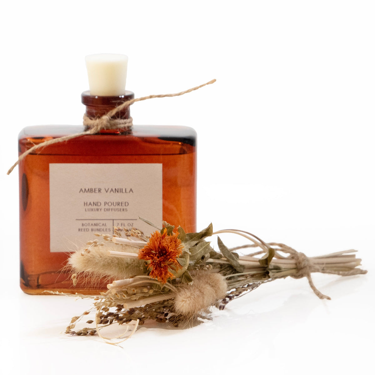 Diffuseur de parfum à bâtonnets bouquet Ambre Vanille