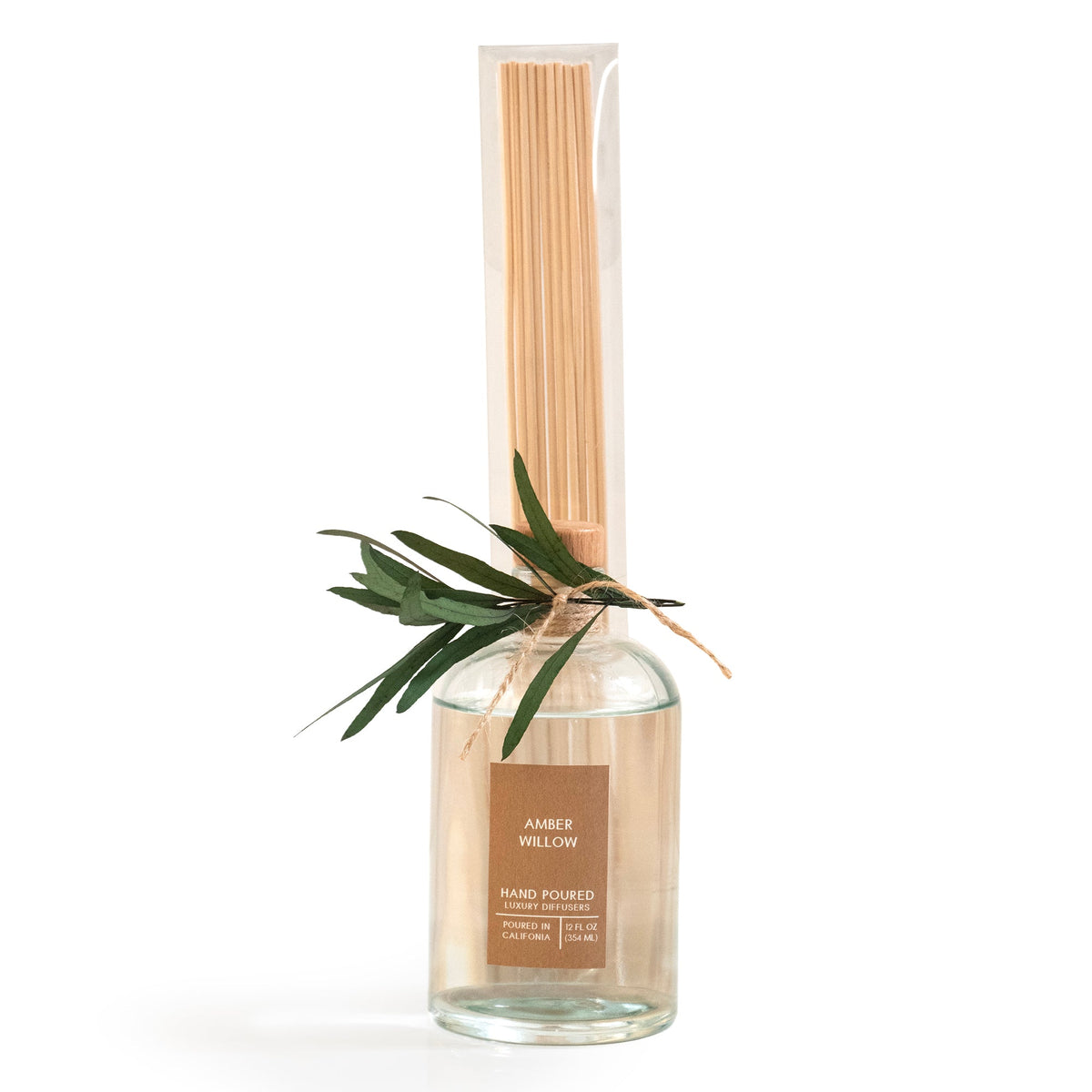 Diffusore a bastoncini Amber Willow Botanical Tie