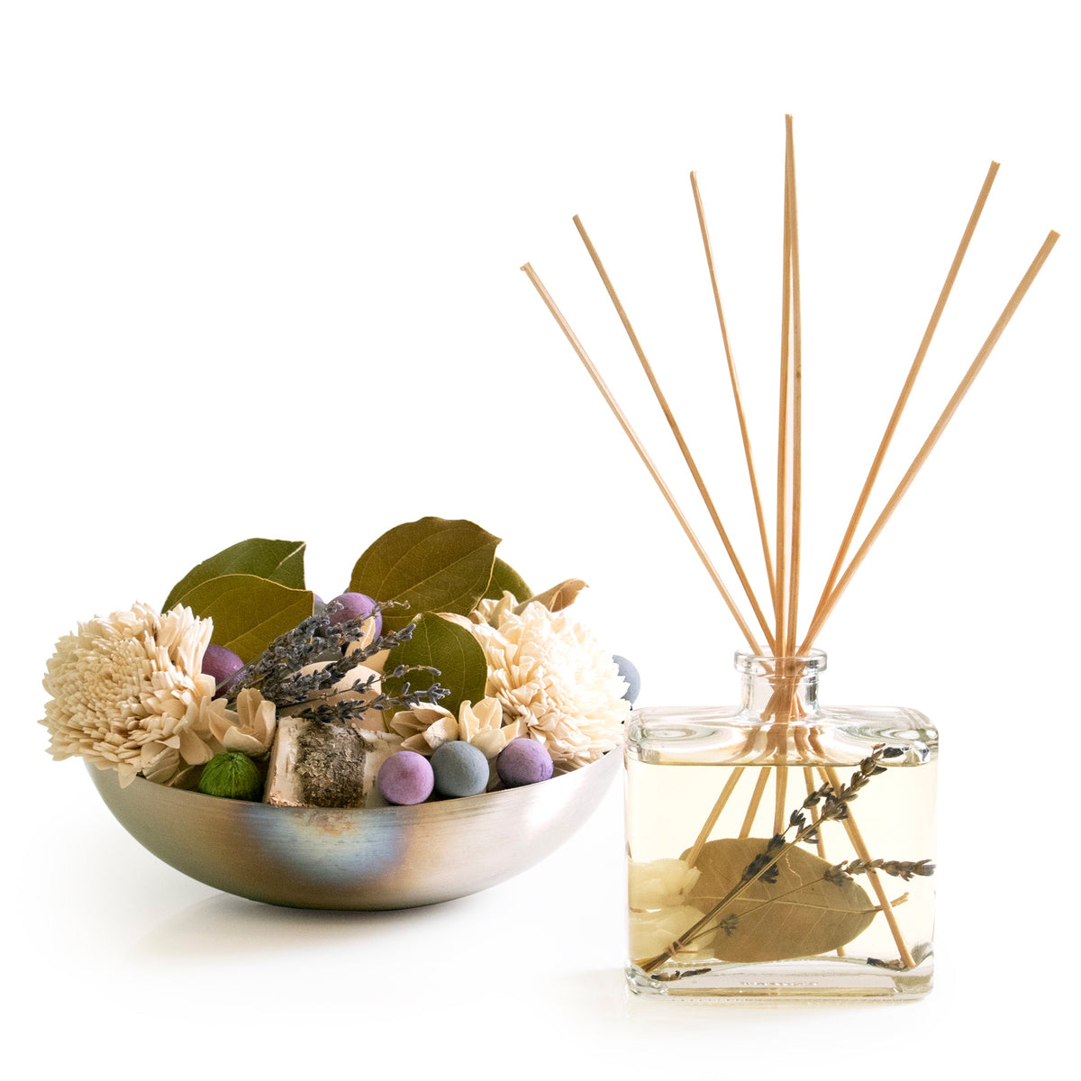 Diffusore a bastoncini Ambra e Lavanda
