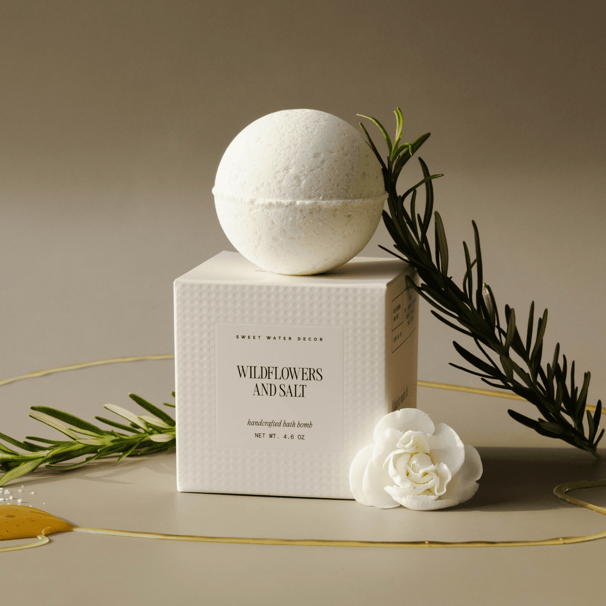 Bombe de bain Fleurs sauvages et sel 130 g