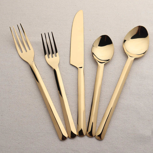 Ariella PVD 5 Pc. Flatware Set