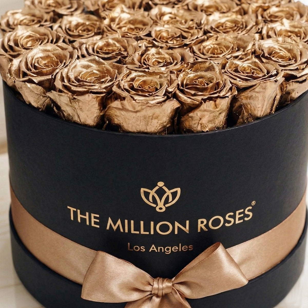 Supreme Black Box | Rose in oro 24K