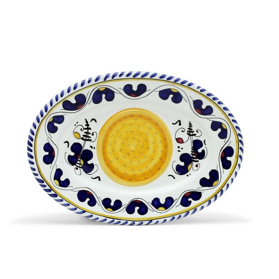 COQ BLEU D'ORVIETO : Petit plat ovale