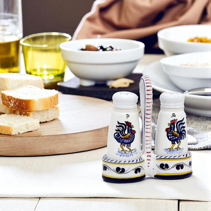 COQ BLEU D'ORVIETO : Ménagère sel et poivre