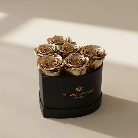 Scatola nera cuore baby | Rose oro