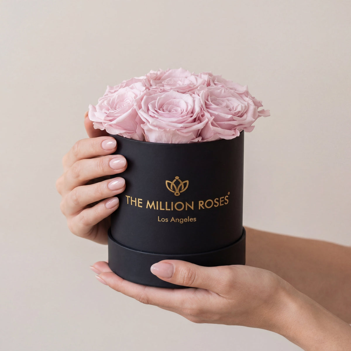 Boîte noire Essence | Roses rose clair
