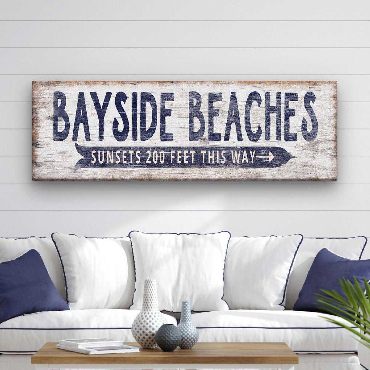 Panneau nautique de plage personnalisé
