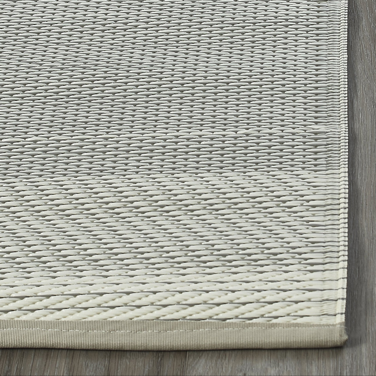Big Sur - Ash Striped Outdoor Rug for Patio