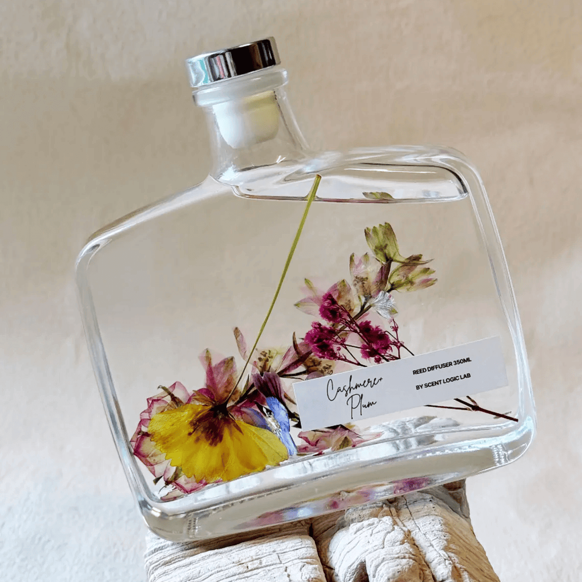 Handmade Botanical Reed Diffuser 12 OZ - Premium Aromatherapy Decor
