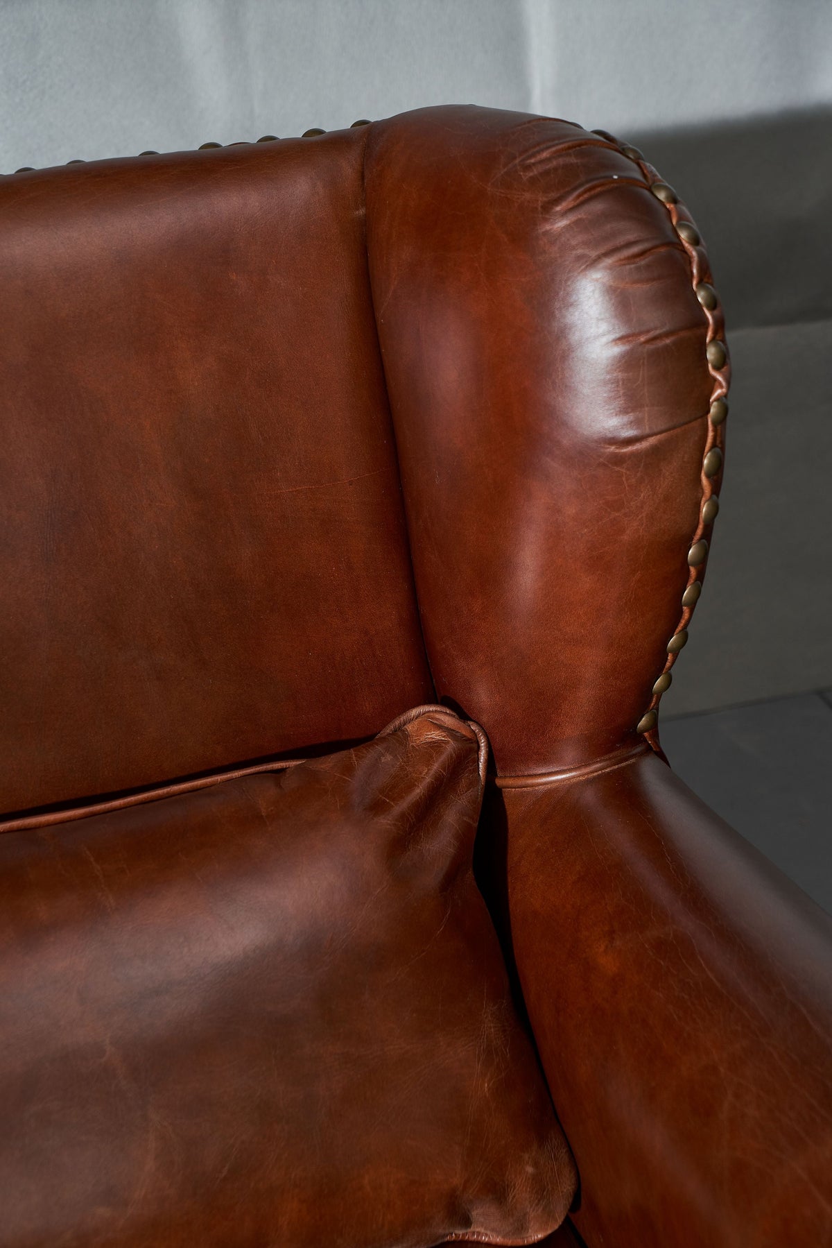 Sego Top Grain Leather Arm Chair