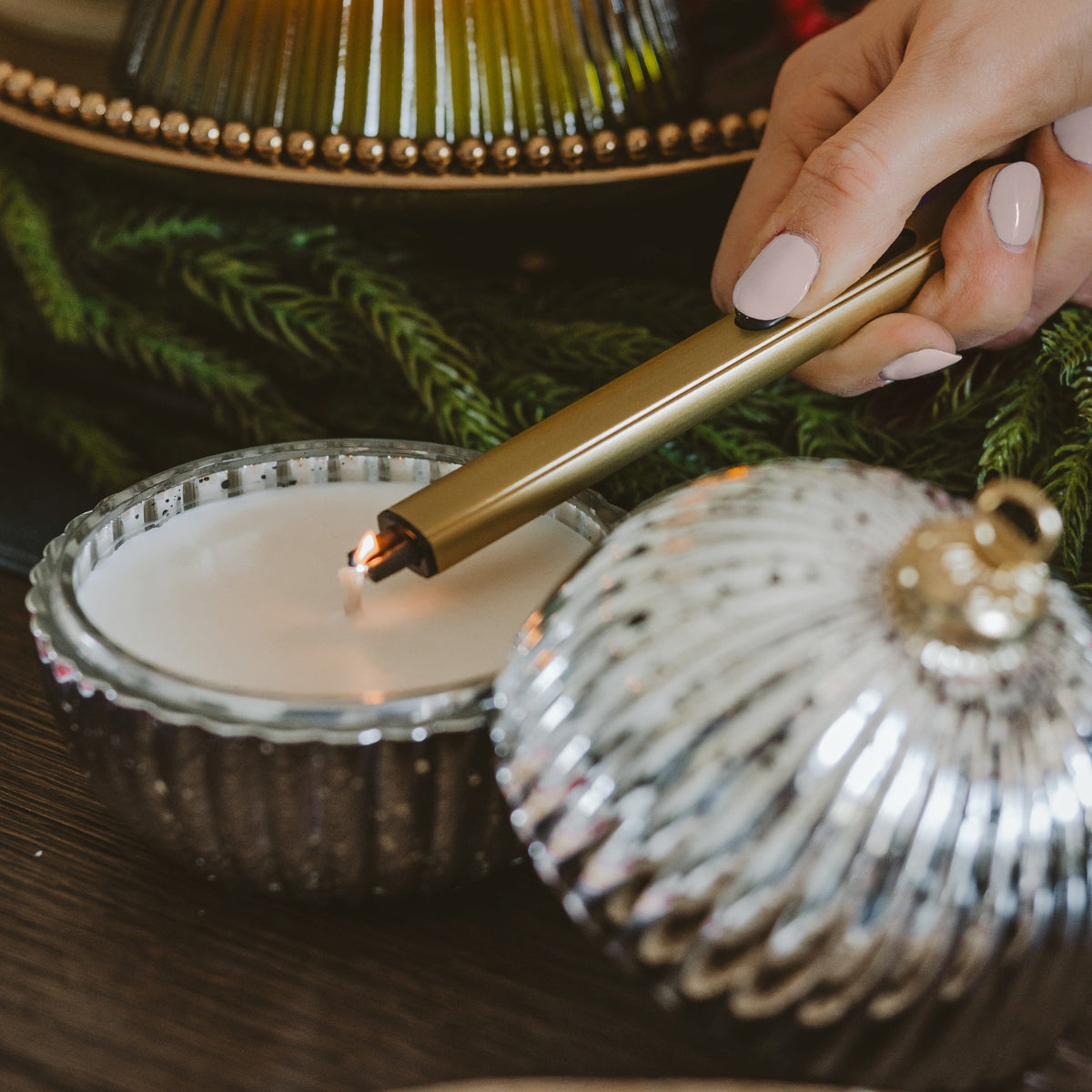 Candela di soia Merry and Bright - Vasetto decorativo - 140 g