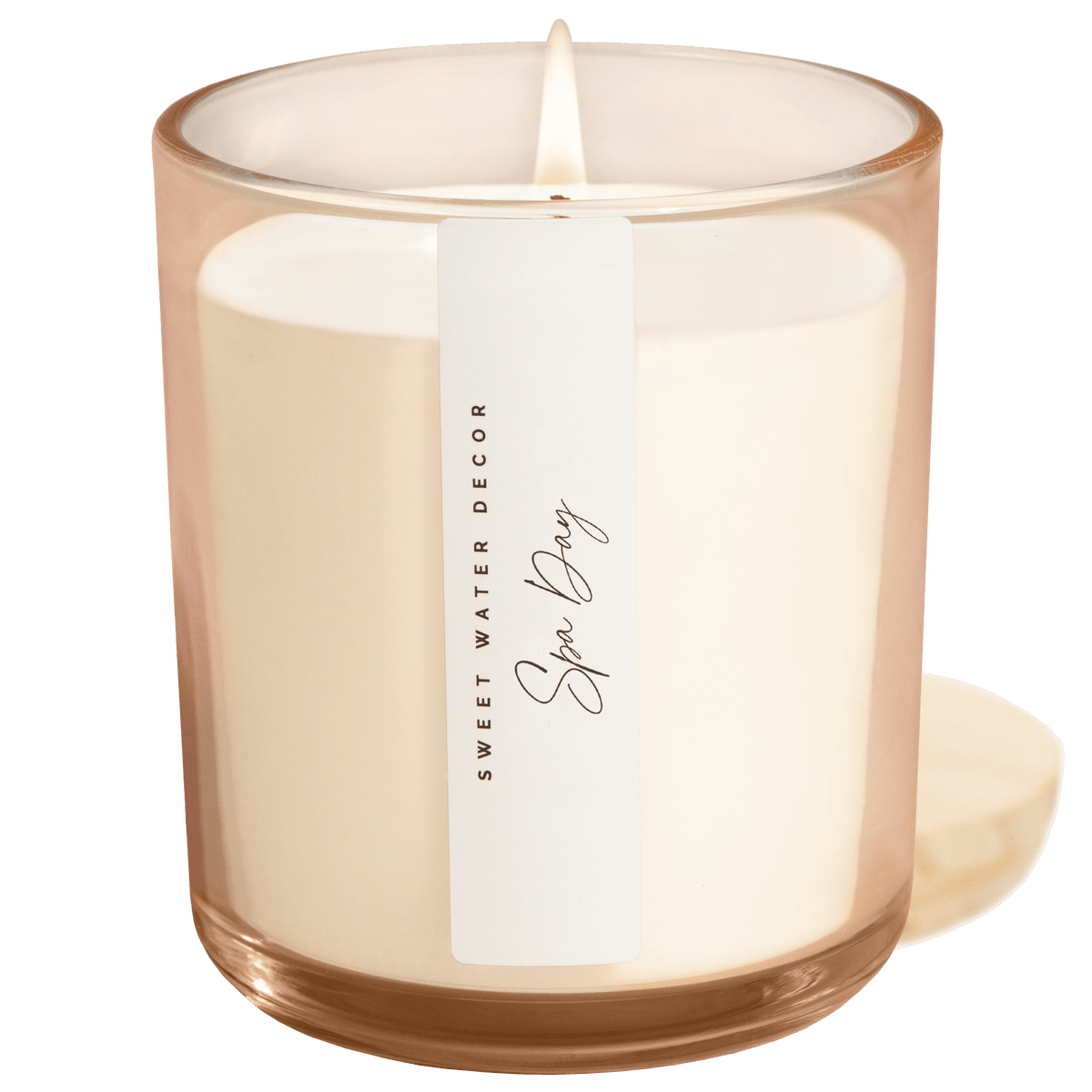 Candela di soia Spa Day - Vasetto in vetro colorato - 340 g