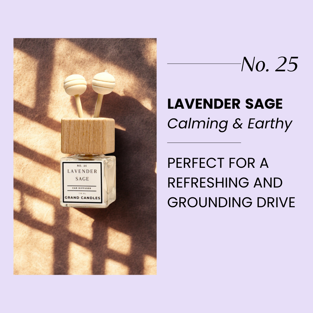 Diffuseur de voiture Lavande + Sauge