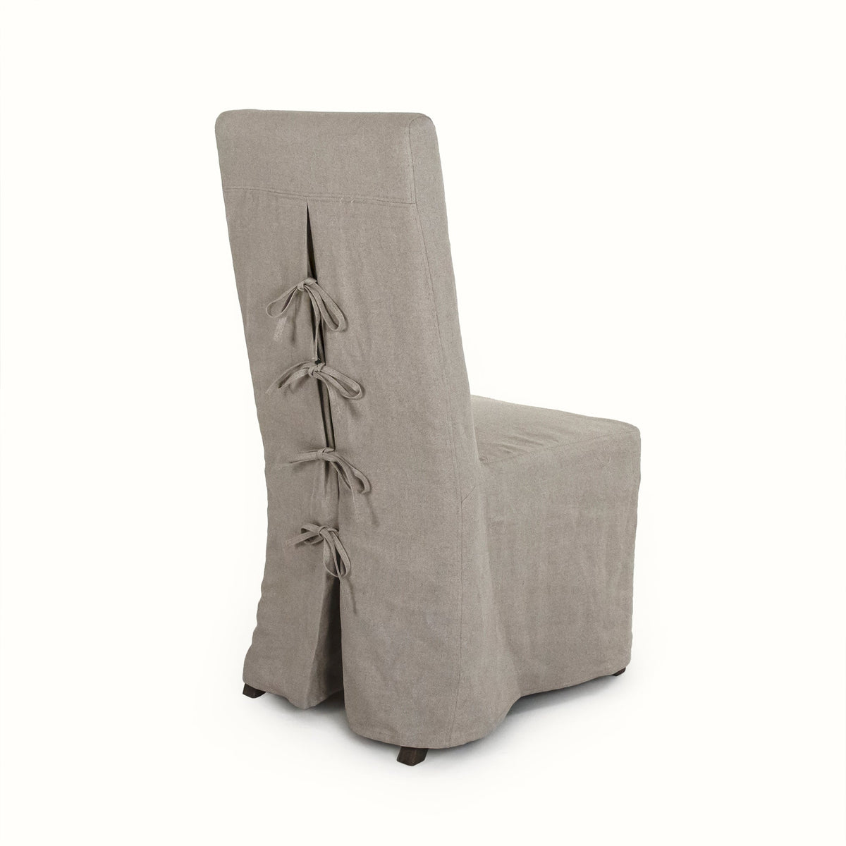 Erica Beech Linen Side Chair