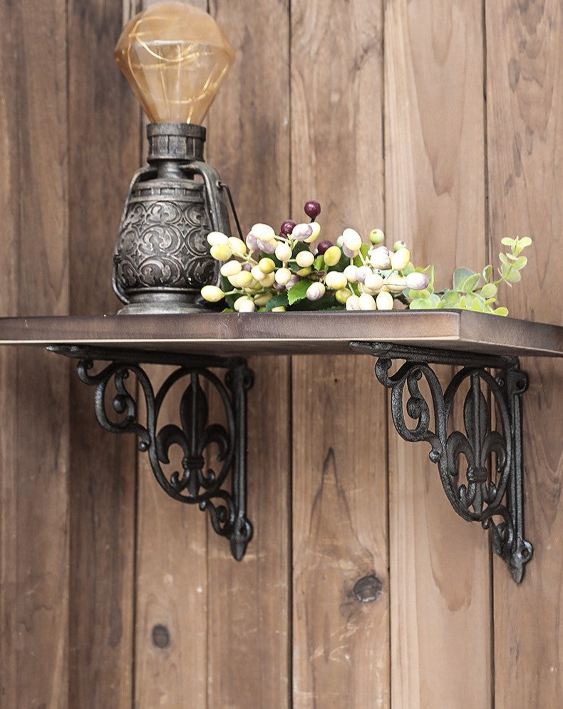 Iron Scrollwork Wall Brackets