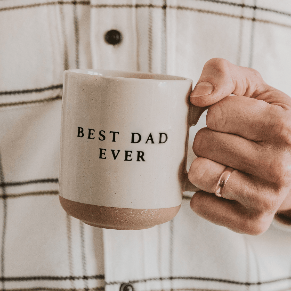 Mug da caffè in gres da 14 once Best Dad Ever