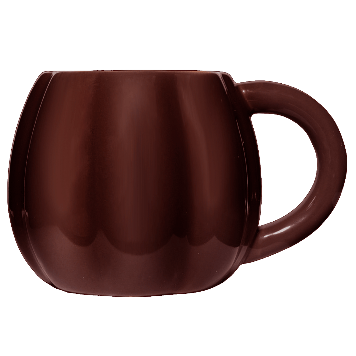Mug da caffè a forma di zucca marrone, 19 oz