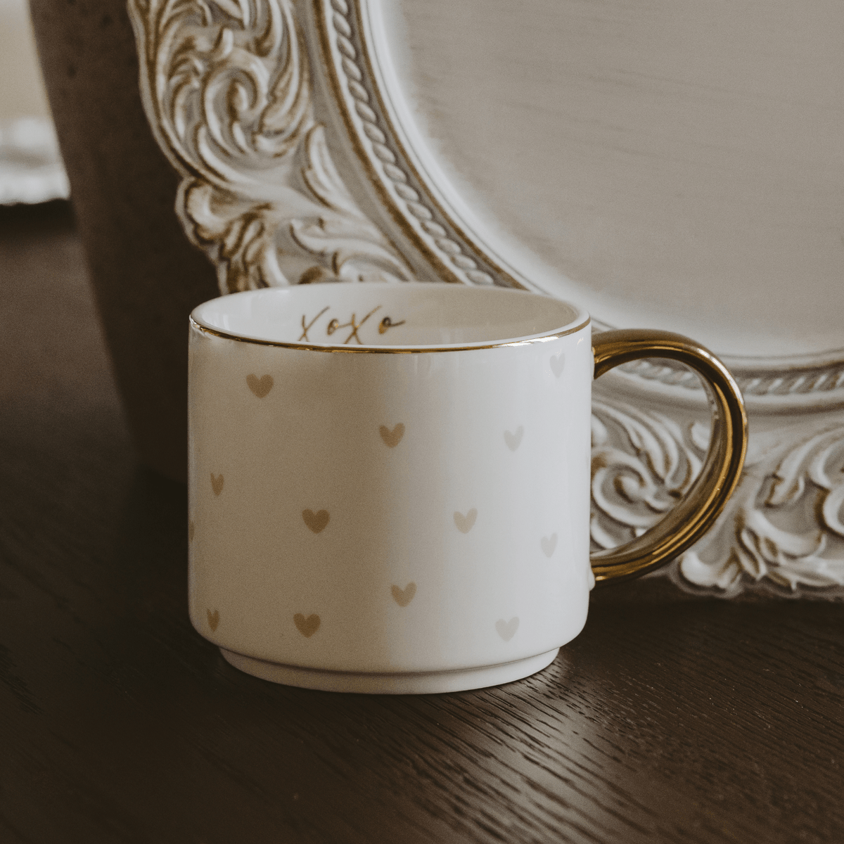 Mug à café cœurs 415 ml