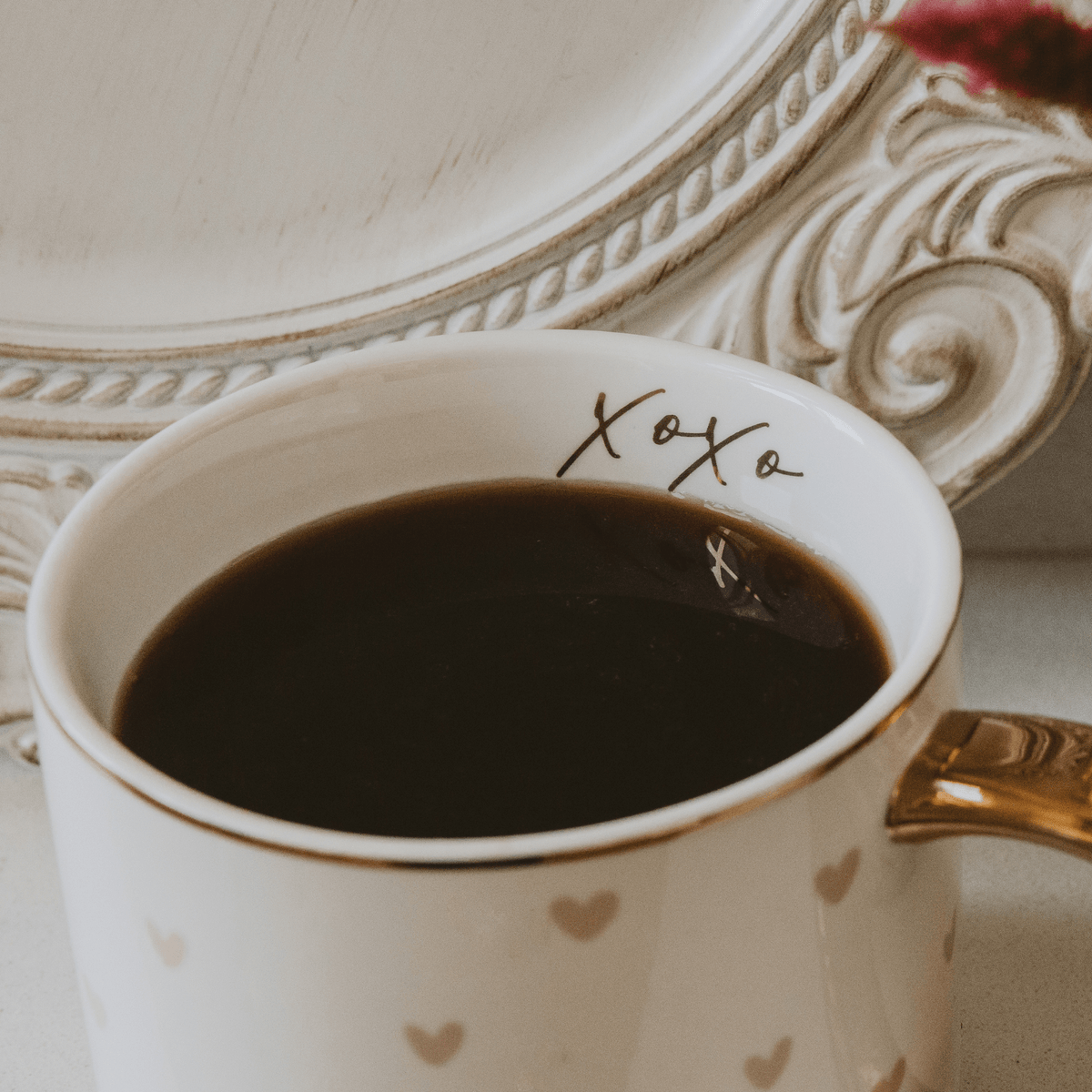 Mug à café cœurs 415 ml