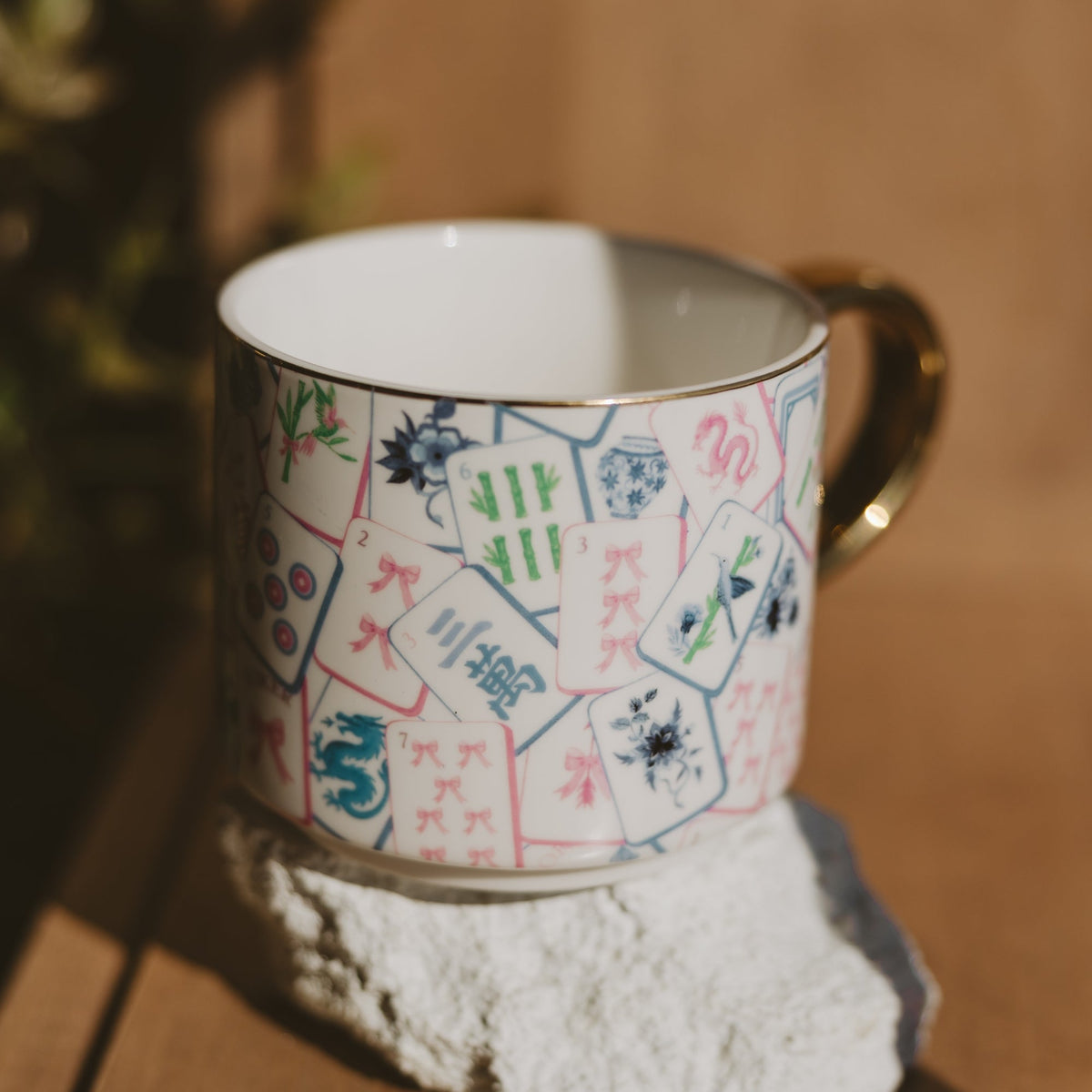 Tazza da caffè Mahjong da 14 oz