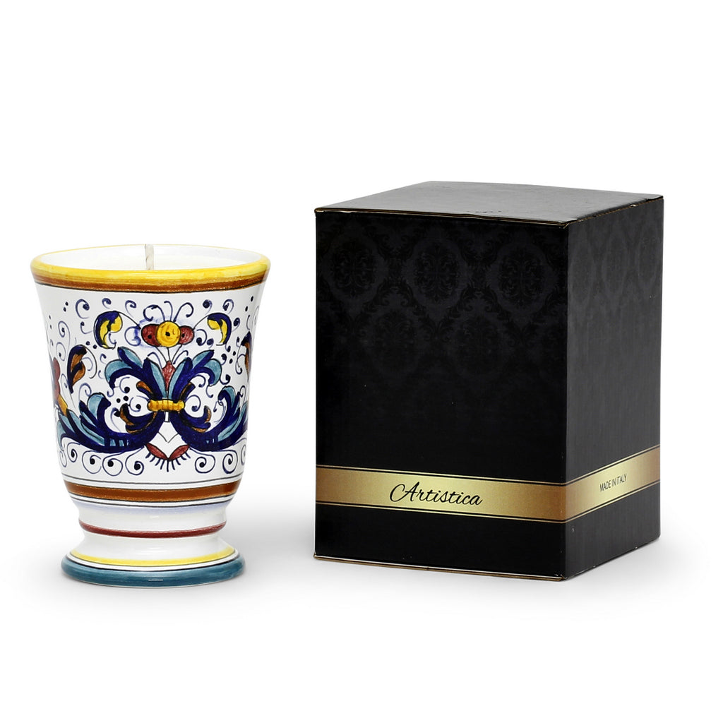 DERUTA CANDLES: Bell Cup Candle ~ Ricco Deruta Design