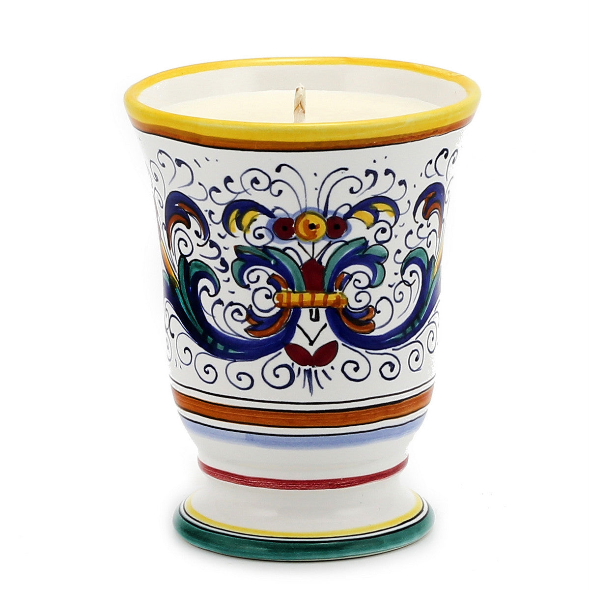 DERUTA CANDLES: Bell Cup Candle ~ Ricco Deruta Design