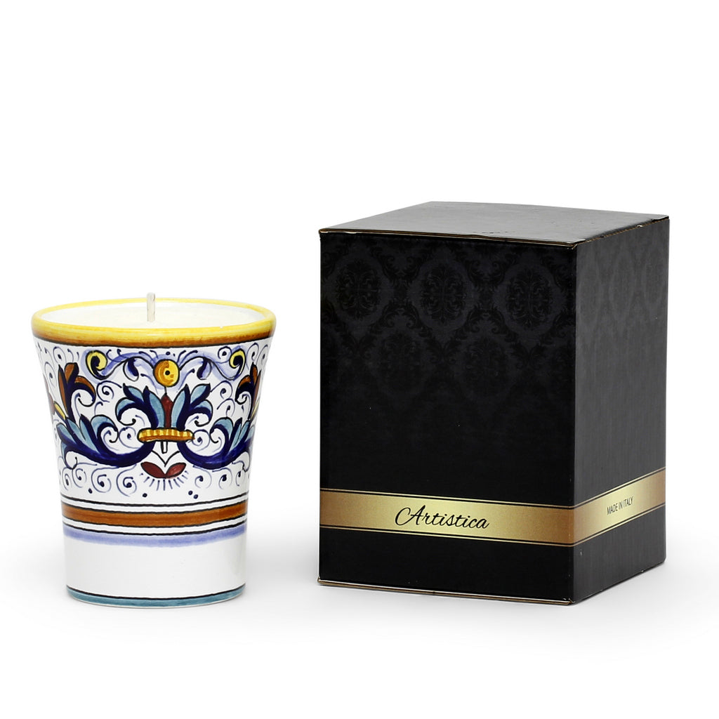 DERUTA CANDLES: Deluxe Precious Flared Candle RICCO DERUTA DELUXE Design