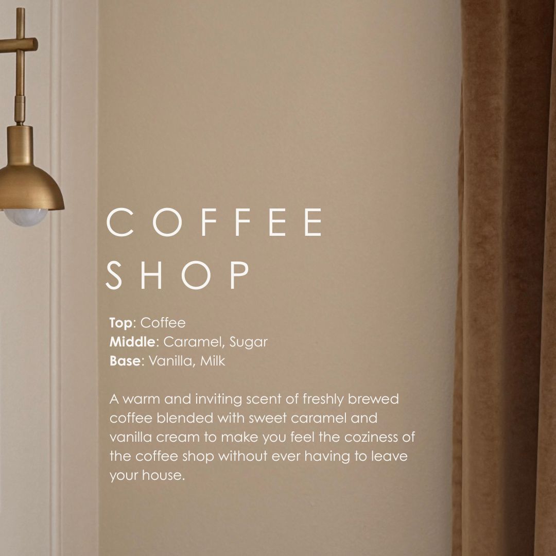 Bougie au soja Coffee Shop