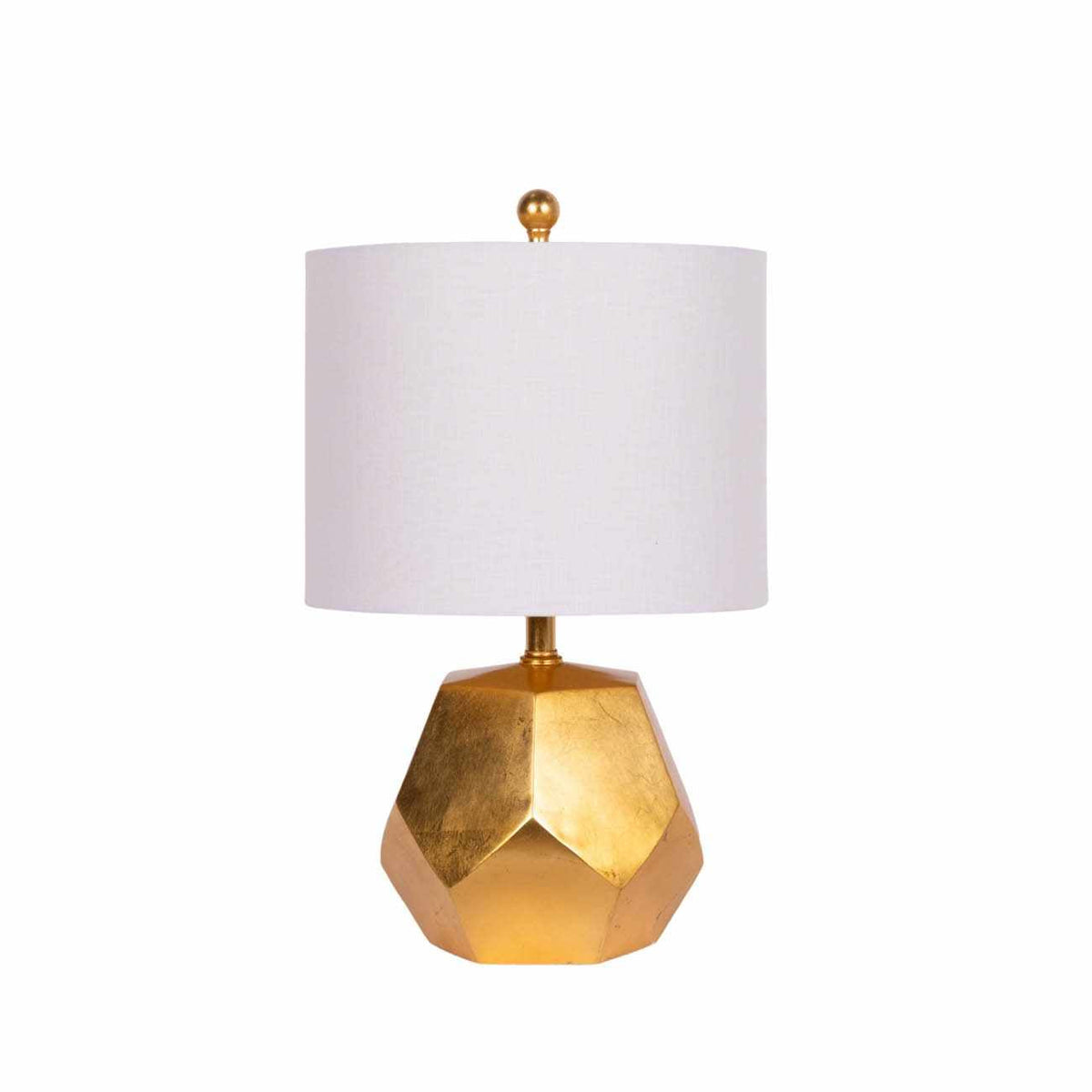 Lampe de table géométrique Coleford Gold - Destockage
