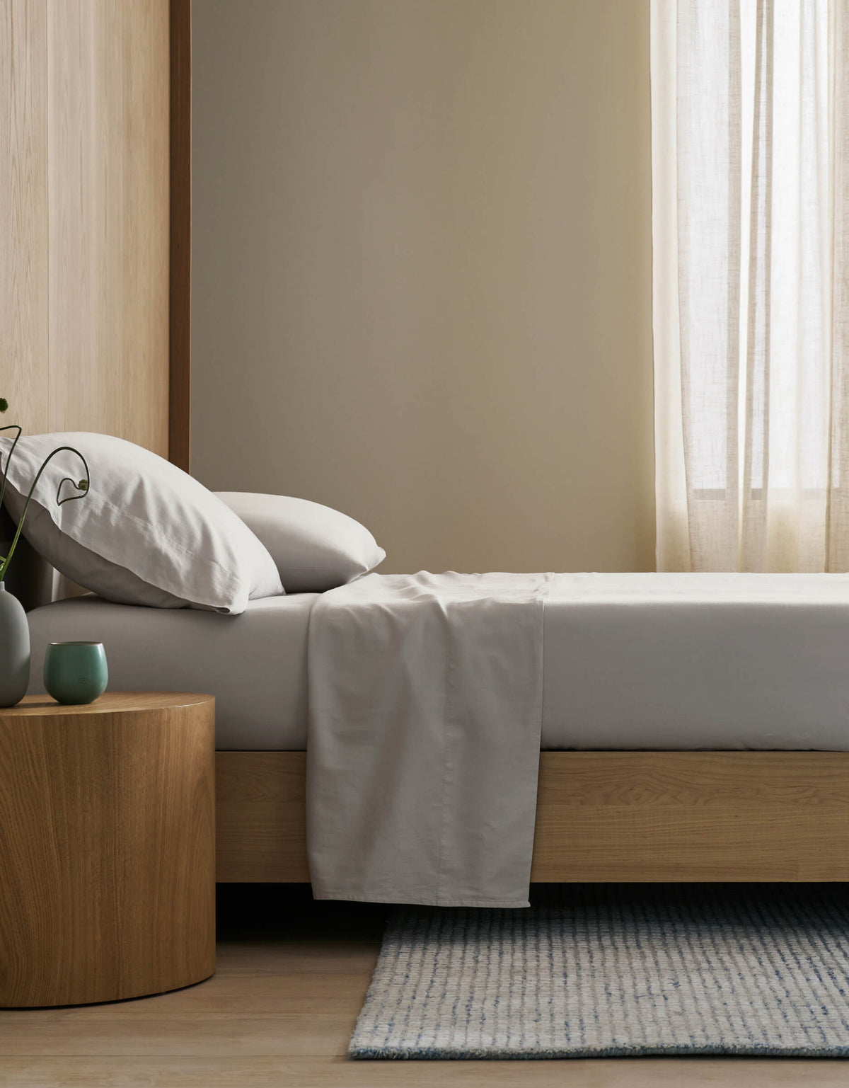 Set di lenzuola in cotone soft-wash