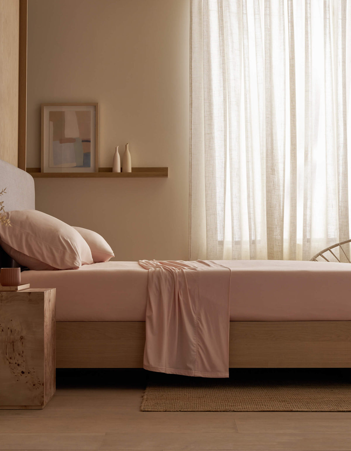 Parure de draps en jersey de bambou