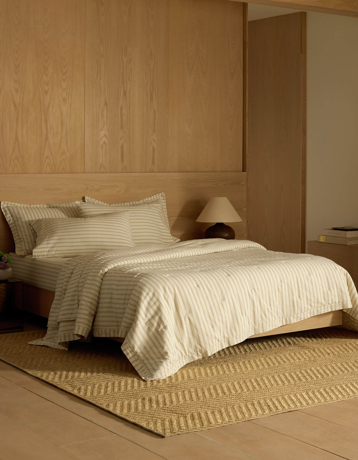 Set trapunta in cotone soft-wash
